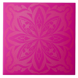 Carreau Mandala rose zen