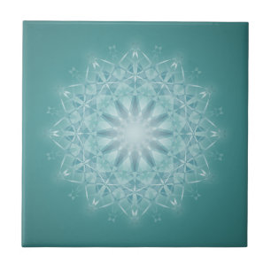 Carreau Mandala turquoise Star