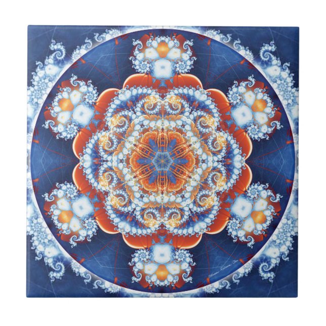 Carreau Mandalas de la rémission et de la version 6 (Devant)