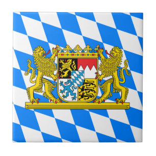 Carreau Manteau de la Bavière des bras