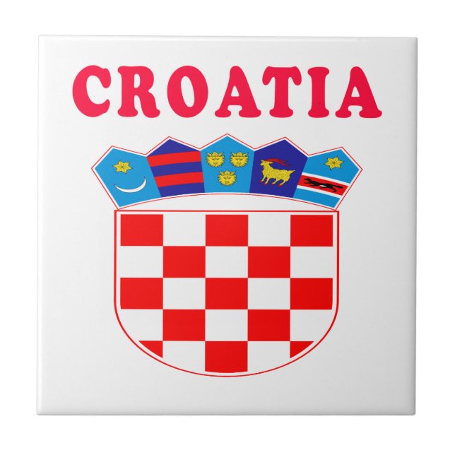 Carreau Manteau de la Croatie des conceptions de bras (Devant)