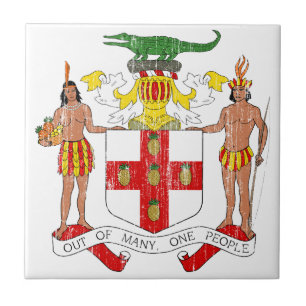 Carreau Manteau de la Jamaïque des bras