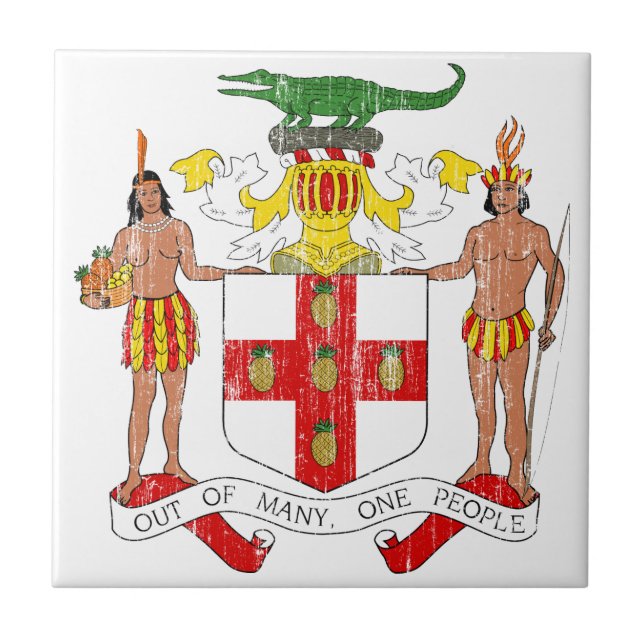 Carreau Manteau de la Jamaïque des bras (Devant)