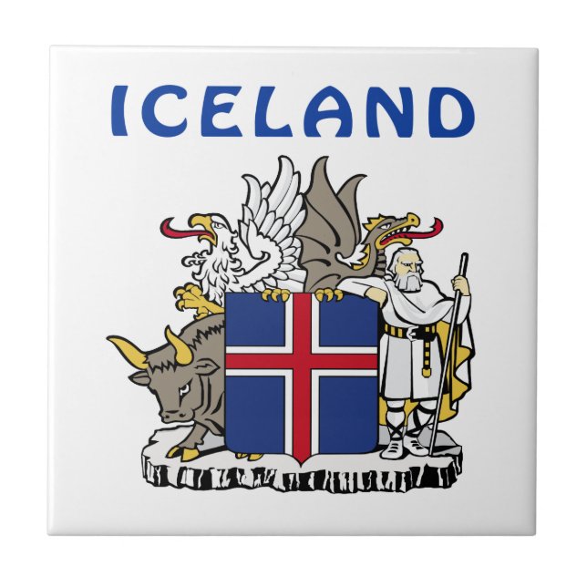 Carreau Manteau de l'ISLANDE des bras (Devant)