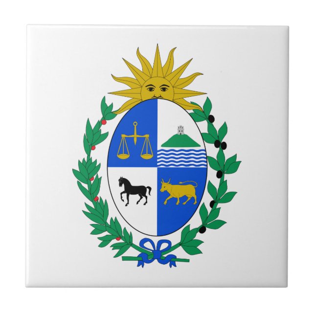 Carreau Manteau de l'Uruguay des bras (Devant)