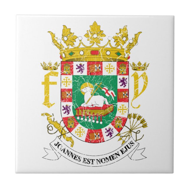 Carreau Manteau de Porto Rico des bras (Devant)