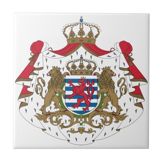 Carreau Manteau du luxembourgeois des bras (Devant)