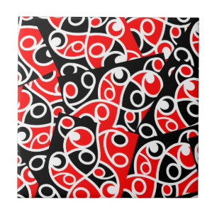 Carreau Maori Kowhaiwhai Tribal Nouvelle-Zélande