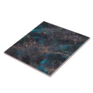 Carreau Marble Ocean Blue Rose Gold Collection tendance