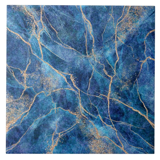 Carreau Marbre bleu or assez (Devant)