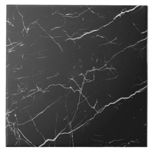 Carreau Marbre noir arrière - plan texture céramique carre