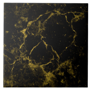 Carreau Marbre noir d'or
