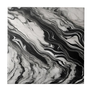 Carreau Marbre noir et blanc