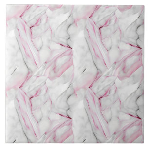 Carreau Marbre rose et blanc doux