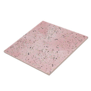 Carreau Marbre rose et or Terrazzo