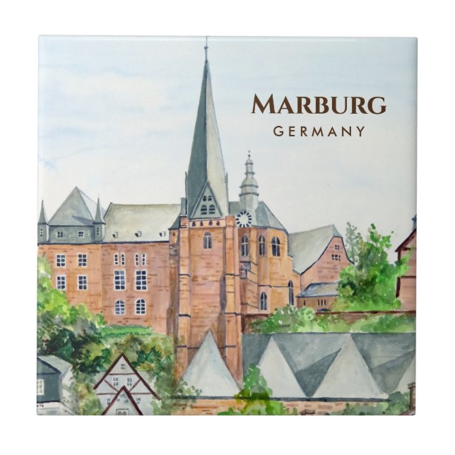 Carreau Marburg Altstadt Allemagne Cité médiévale (Devant)