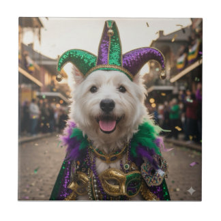 Carreau Mardi Gras Dog Jester Costume