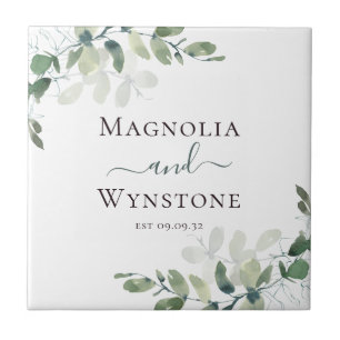 Carreau Mariage de verdure Eucalyptus