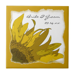 Carreau Mariage du coin tournesol