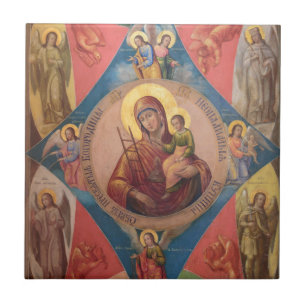 Carreau Marie, Jésus Et Les Anges