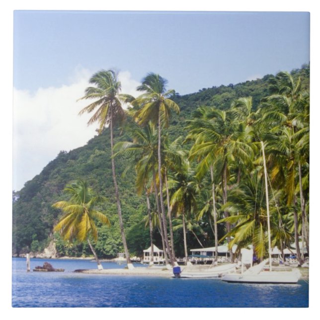 Carreau Marigot Bay, Sainte-Lucie, Caraïbes (Devant)
