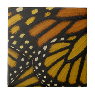 Carreau Mariposa Orange Yellow Monarch Butterfly Wing