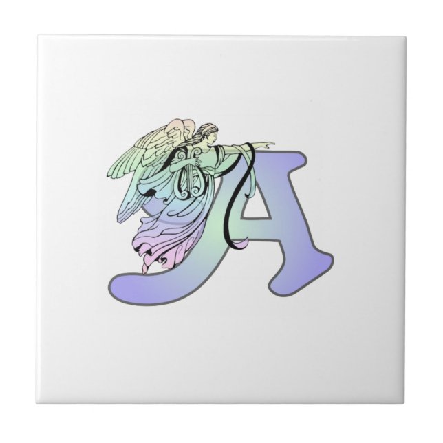 Carreau Marquez avec des lettres l'initiale d'alphabet de (Devant)