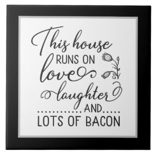 Carreau marrant Kitchen mot art bacon