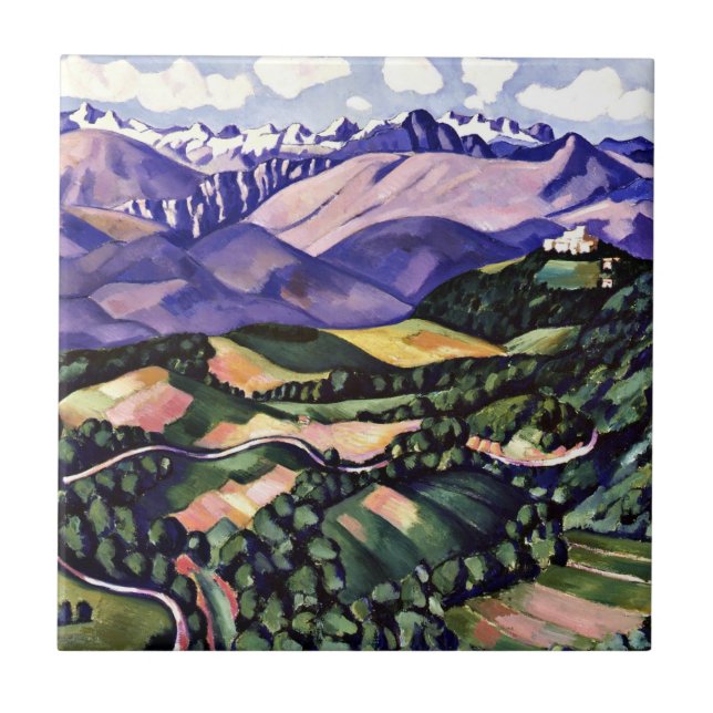 Carreau Marsden Hartley - Montagnes pourpres, Venise (Devant)