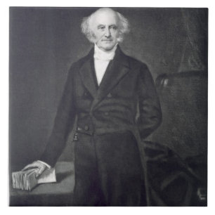 Carreau Martin Van Buren, 8ème président de la stat unie