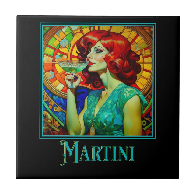 Carreau Martini Art Nouveau (Devant)