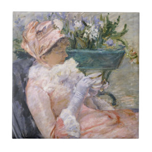 Carreau Mary Cassatt - La tasse de thé