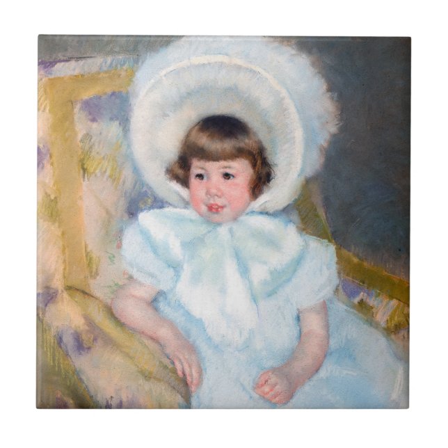 Carreau Mary Cassatt - Portrait Louise-Aurore Villeboeuf (Devant)