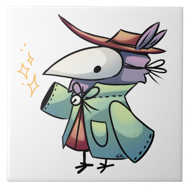 Carreau Masked Bird (Devant)