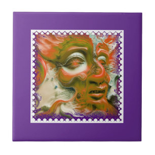 Carreau Masque Mardi Gras