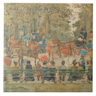 Carreau Maurice Prendergast - Central Park, 1901