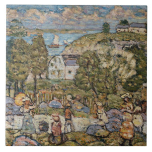 Carreau Maurice Prendergast - Paysage Près De Nahant