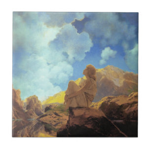 Carreau Maxfield Parrish Matin 1922 Nuage Bleu Beaux-Arts