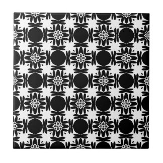 Carreau Médaillon d'obsidienne