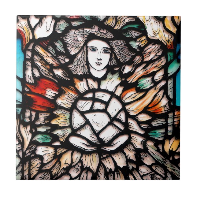 Carreau Méditation en couleurs (Devant)