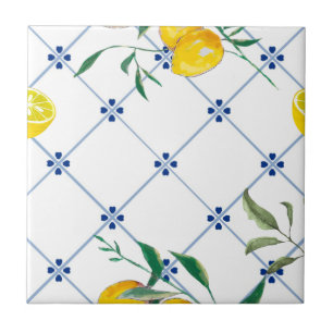 Carreau méditerranéen, Amalfi, carré simple      