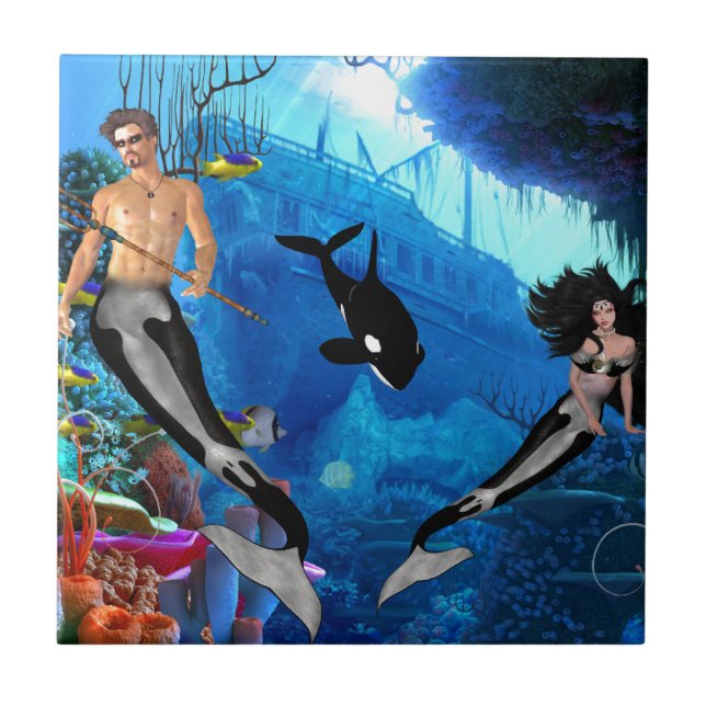 Carreau Meilleur vendeur Mermaid Mermaid (Devant)