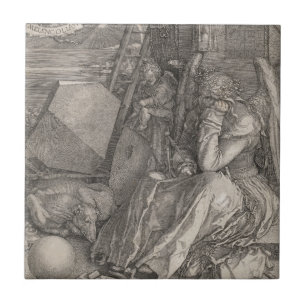Carreau Mélancolie I, gravant par Albrecht Durer