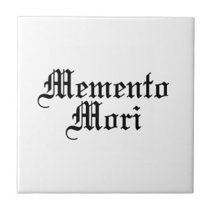 Carreau Memento Mori - Phrase latine