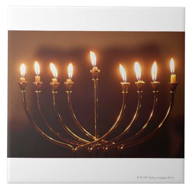 Carreau Menorah de Lit, Israël (Devant)