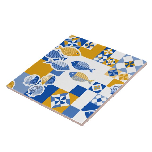 Carreau Mer et tuiles (Côté)