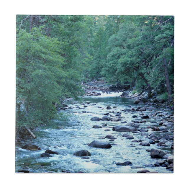 Carreau Merced river by Happy Isles, Yosemite, CA (Devant)