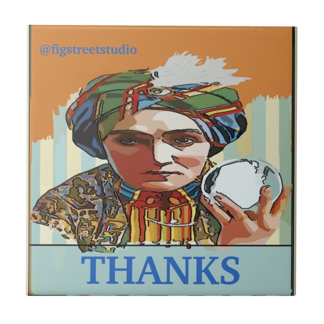 Carreau Merci, Magicien, Carreau, ajouter ou modifier du t (Devant)