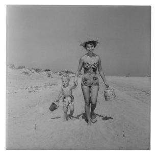 Carreau Mère et fils