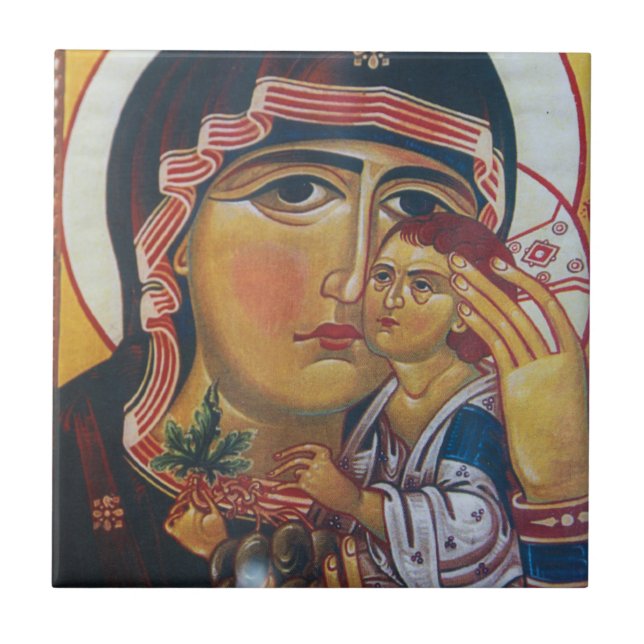 Carreau Mère Marie et Jésus Art (Devant)